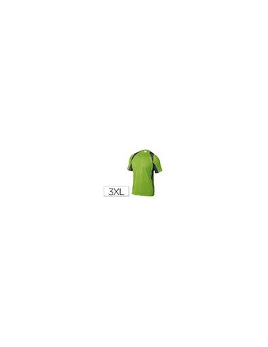 CAMISETA DELTAPLUS POLIESTER M.CORTA SECADO RAPIDO COL.VER.GR. T. 3XL