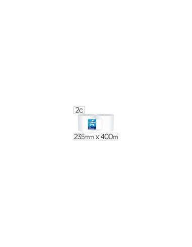 PAPEL SECAMANOS IND.AMOOS 2 CAPAS 235MM.X 400 MT PAQ.2 ROLL.J624012