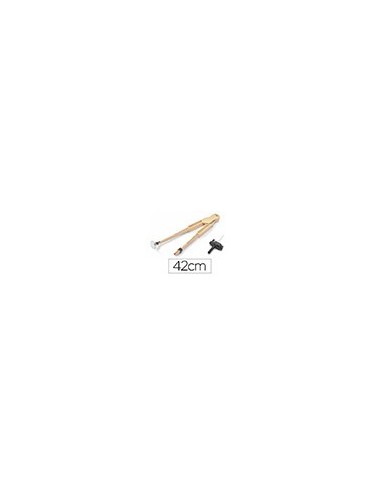 COMPAS PARA ENCERADO FAIBO PLASTICO ADAPTADOR IMITACION MADERA 42 CM