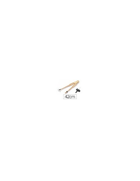 COMPAS PARA ENCERADO FAIBO PLASTICO ADAPTADOR IMITACION MADERA 42 CM