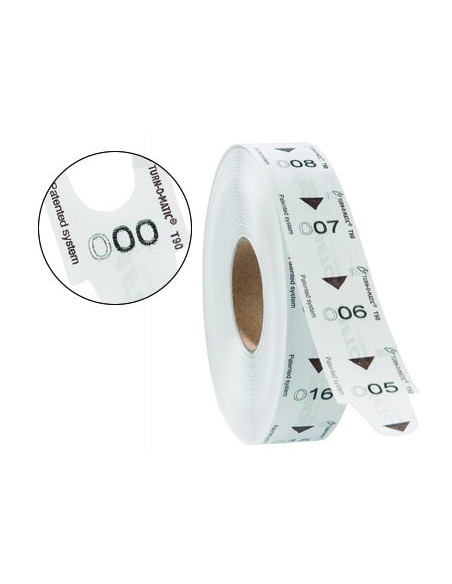TICKETS TURNOMATIC 31X67MM IMPRESI°N NG./BL.ROLLO 4000 TI