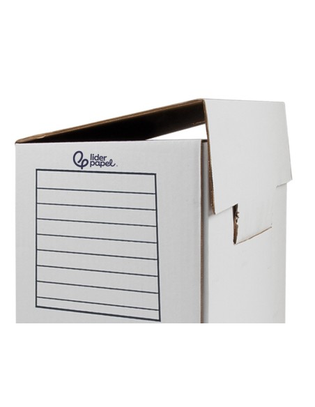 CAJA DE ARCHIVO DEFINITIVO LIDER DOBLE Fº 367X251X200 MM