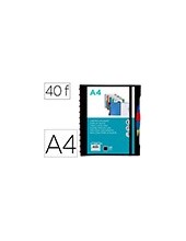 CARPETA LIDERPAPEL A4 40 FUNDAS INTERC.5 SEP Y GOMILLA LOMO PERSO.NG. 2