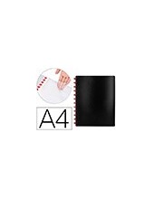 CARPETA DIN A4 C/20 FUNDAS INTERCAMBIABLES COLOR NEGRO 2