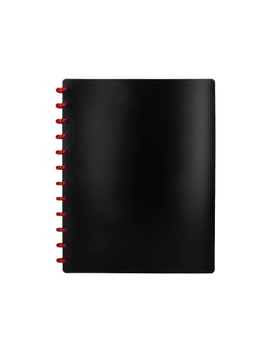 CARPETA DIN A4 C/20 FUNDAS INTERCAMBIABLES COLOR NEGRO