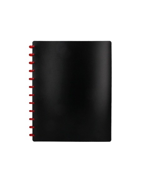 CARPETA DIN A4 C/20 FUNDAS INTERCAMBIABLES COLOR NEGRO