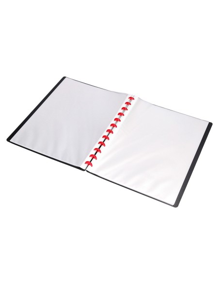 CARPETA DIN A4 C/20 FUNDAS INTERCAMBIABLES COLOR NEGRO