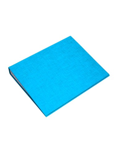 CARPETA 4 A 25 MM MIXTAS C.FORRADO COAT FL.I-CELESTE