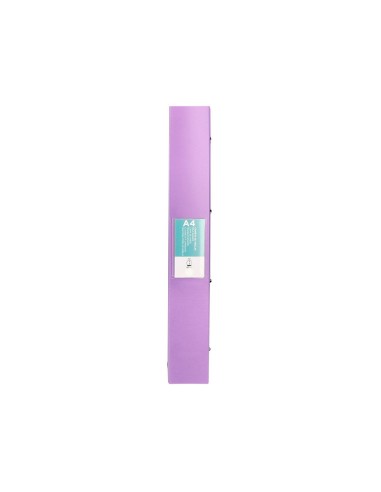 CARPETA LIDERPAPEL 4AN.MIXTAS 40MM PP.A4 LAVANDA OPACO