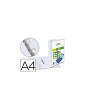 CARPETA CANGURO 2 A 25 MM PLASTICO DIN A4 BLANCO 2