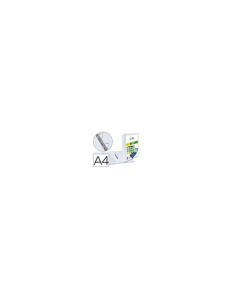 CARPETA CANGURO 2 A 25 MM PLASTICO DIN A4 BLANCO