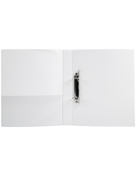 CARPETA CANGURO 2 A 25 MM PLASTICO DIN A4 BLANCO