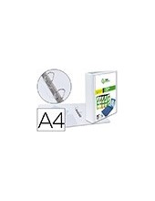 CARPETA CANGURO 2 A 40 MM PLASTICO DIN A4 BLANCO 2