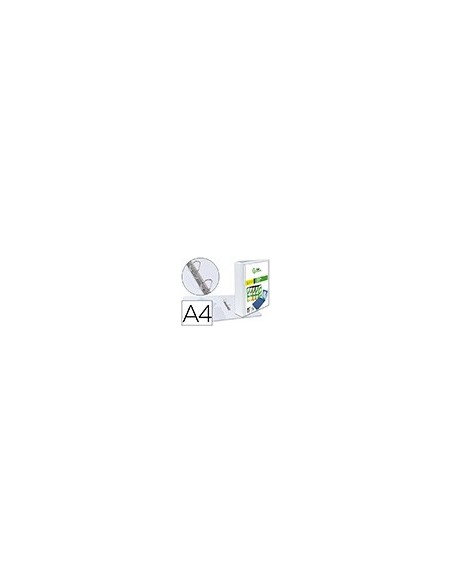 CARPETA CANGURO 2 A 40 MM PLASTICO DIN A4 BLANCO