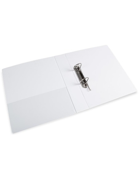 CARPETA CANGURO 2 A 40 MM PLASTICO DIN A4 BLANCO