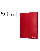 CARPETA PROYECTOS LOMO 5 CM ROJA