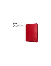 CARPETA PROYECTOS LOMO 5 CM ROJA 2