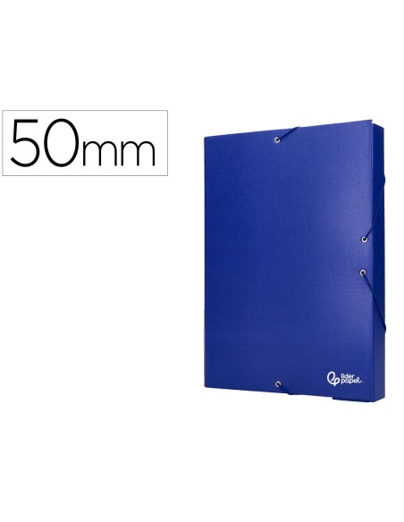 CARPETA PROYECTOS LOMO 5 CM AZUL