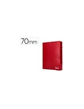 CARPETA PROYECTOS LOMO 7 CM ROJA 2