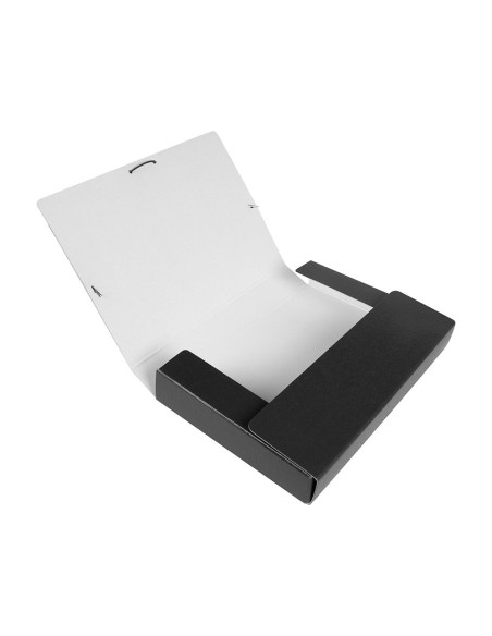 CARPETA PROYECTOS LOMO 5 CM NEGRA CARTON