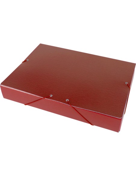 CARPETA PROYECTOS LOMO 5 CM ROJA CARTON