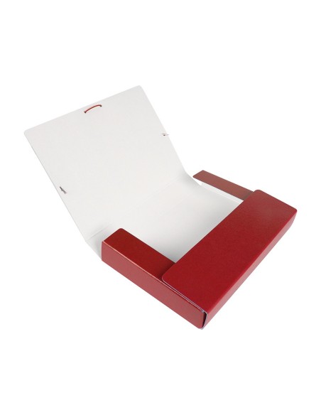 CARPETA PROYECTOS LOMO 5 CM ROJA CARTON