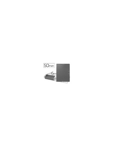 CARPETA PROYECTOS LOMO 5 CM GRIS CARTON