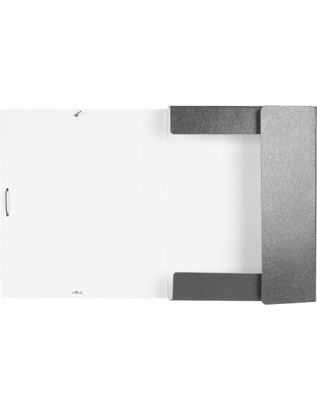 CARPETA PROYECTOS LOMO 5 CM GRIS CARTON