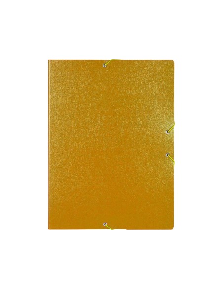CARPETA PROYECTOS LOMO 5 CM AMARILLA CARTON