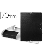 CARPETA PROYECTOS LOMO 7 CM NEGRA CARTON