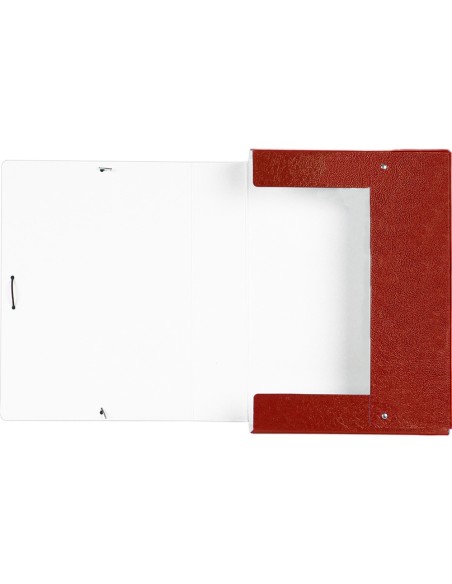 CARPETA PROYECTOS LOMO 7 CM ROJA CARTON