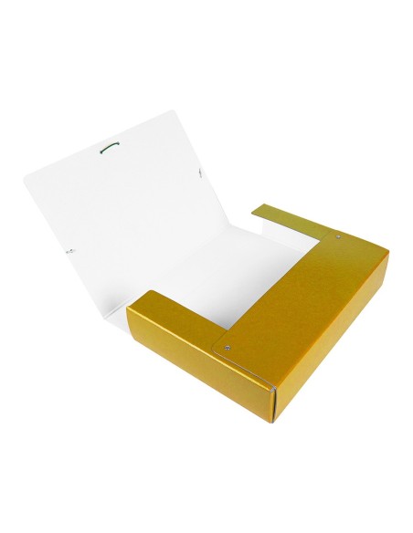 CARPETA PROYECTOS LOMO 7 CM AMARILLA CARTON