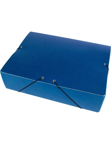 CARPETA PROYECTOS LOMO 9 CM AZUL CARTON