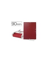 CARPETA PROYECTOS LOMO 9 CM ROJA CARTON 2