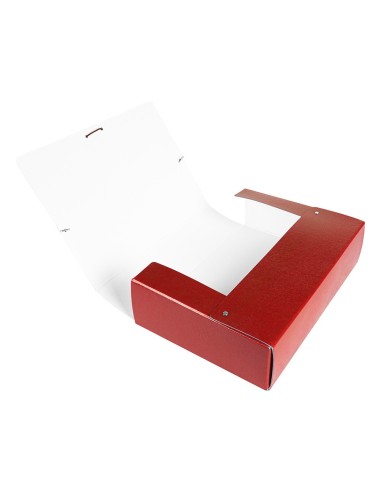 CARPETA PROYECTOS LOMO 9 CM ROJA CARTON