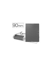 CARPETA PROYECTOS LOMO 9 CM GRIS CARTON 2