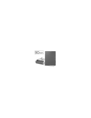 CARPETA PROYECTOS LOMO 9 CM GRIS CARTON