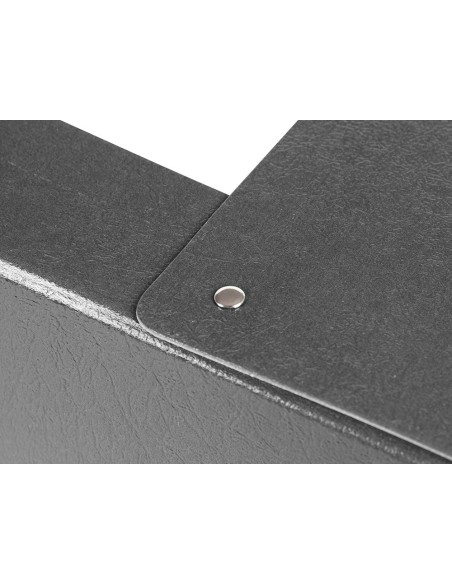 CARPETA PROYECTOS LOMO 9 CM GRIS CARTON