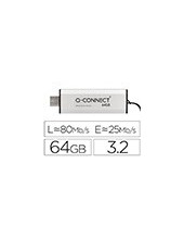 MEMORIA USB Q-CONNECT FLASH DRIVE 64 GB 3.2 TIPO C 2