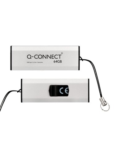 MEMORIA USB Q-CONNECT FLASH DRIVE 64 GB 3.2 TIPO C
