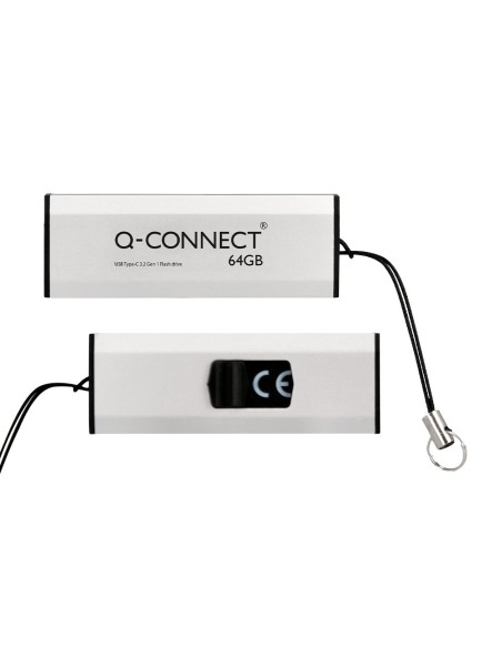 MEMORIA USB Q-CONNECT FLASH DRIVE 64 GB 3.2 TIPO C