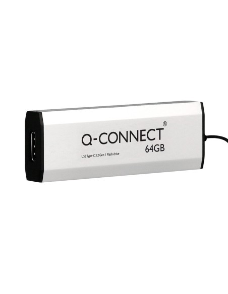 MEMORIA USB Q-CONNECT FLASH DRIVE 64 GB 3.2 TIPO C