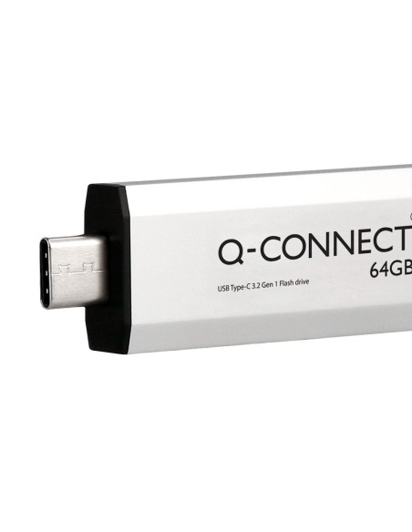MEMORIA USB Q-CONNECT FLASH DRIVE 64 GB 3.2 TIPO C