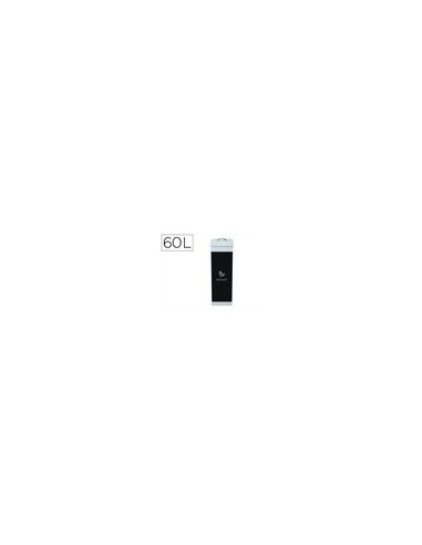 CONTENEDOR PAPELERA RECICLAJE TAPA ORGANICOS 60L.76X36,3X26,3