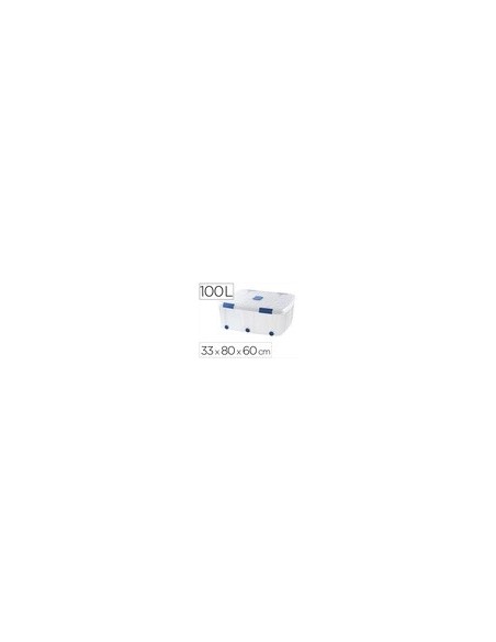 CONTENEDOR PLASTICO PLASTICFORTE 100LT.N 15 TPTE.T.330X800X600 MM