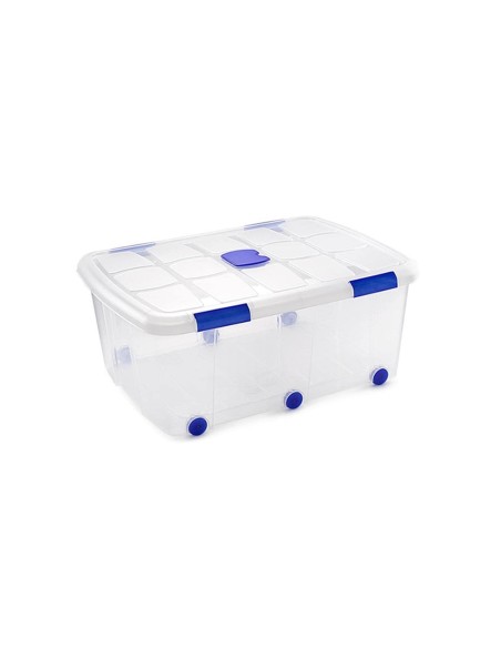 CONTENEDOR PLASTICO PLASTICFORTE 100LT.N 15 TPTE.T.330X800X600 MM