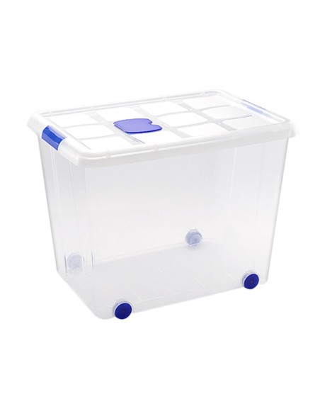 CONTENEDOR PLASTICO PLASTICFORTE 86LT.N 8 TPTE.T.470X620X450 MM