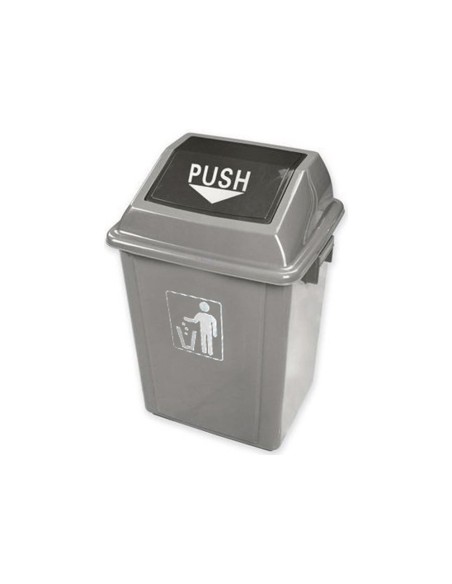PAPELERA CONTENEDOR Q-C/PLASTICO T.BALANCIN 58 LITROS AZ.470x330x760