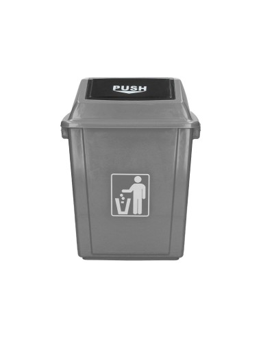 PAPELERA CONTENEDOR Q-C/PLASTICO T.BALANCIN 58 LITROS AZ.470x330x760