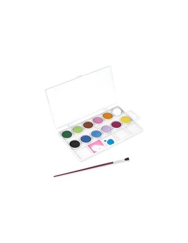 ACUARELA JOVI 12 COL.ESTUCHE PLASTICO